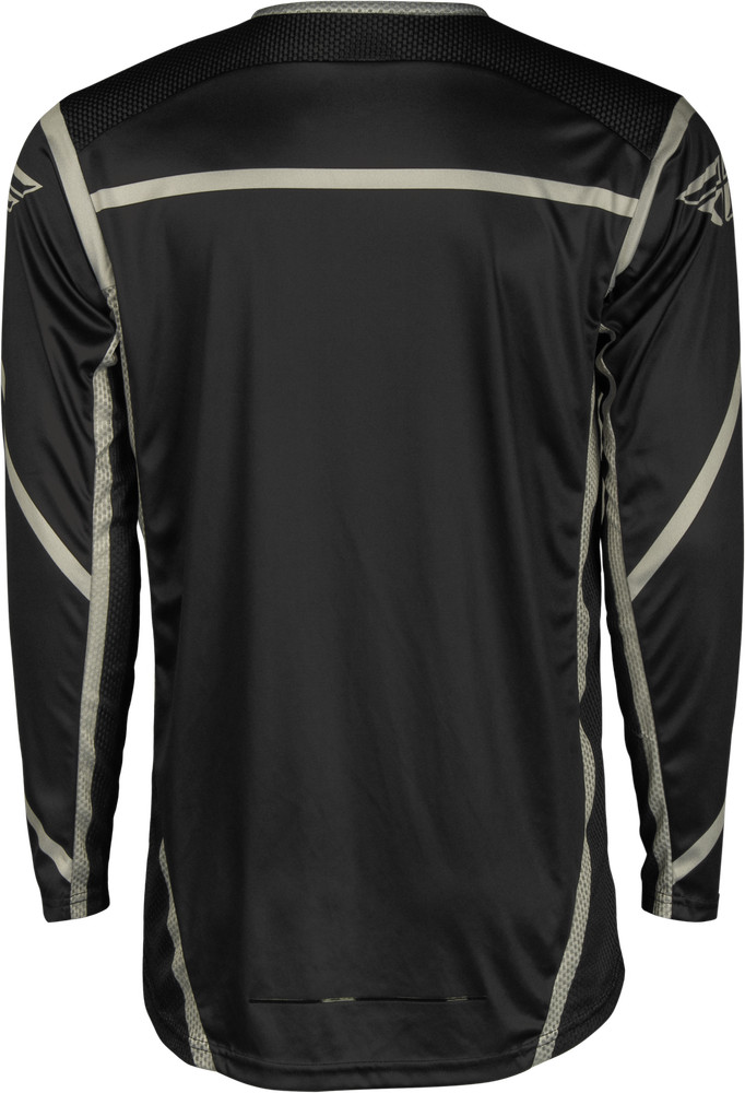 FLY RACING Fits Lite Jersey Black/Grey Medium With Advanced Ventilation