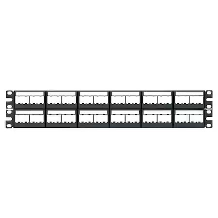 Panduit Cppl48wbly Patch Panel, Mini-Com, Rack Mt, 48 Port
