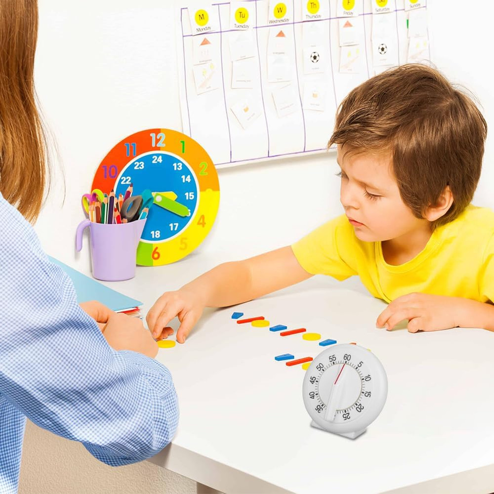 Kitchen Timer Manual, 60 Minutes Round Shape Timer Cooking Ring Mechanical Count