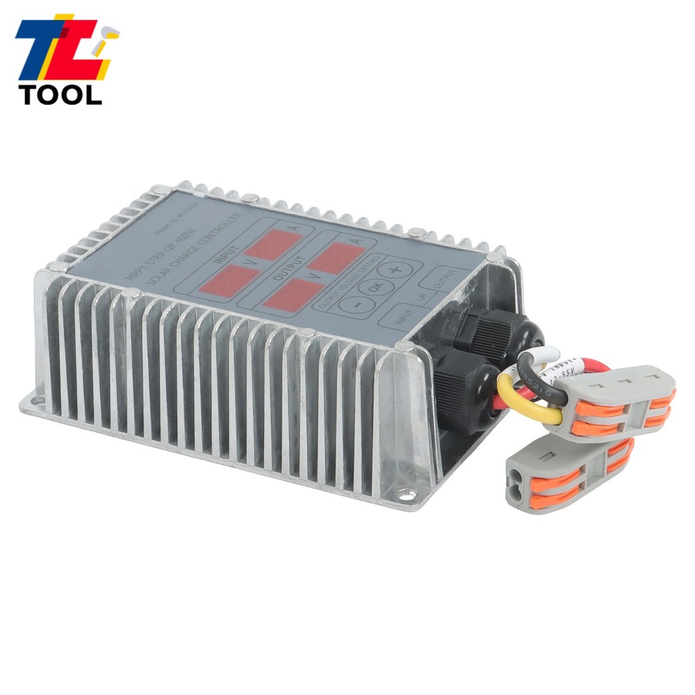 MPPT Solar Charge Controller 400W 24-85V Boost Waterproof LED Adjustable