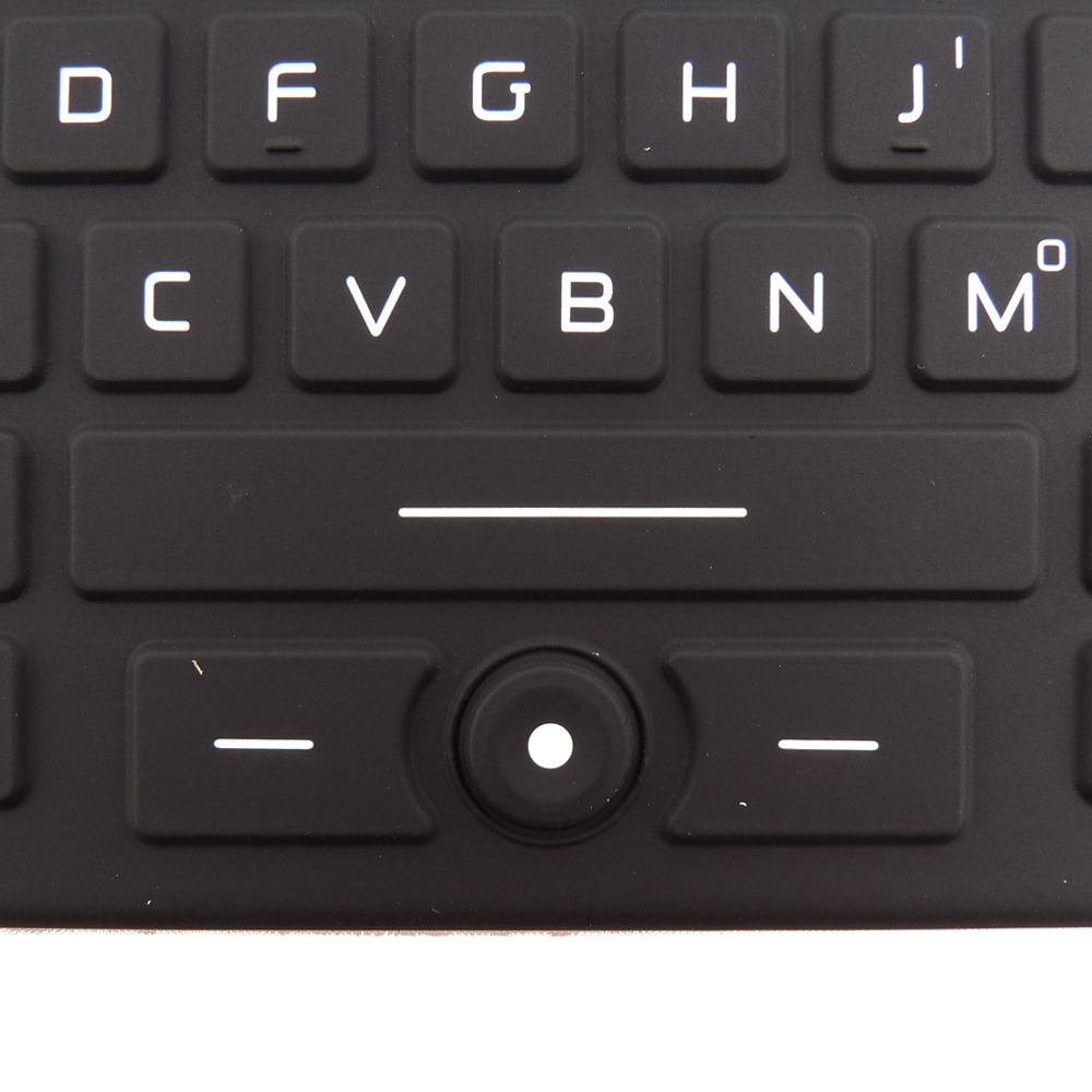 Waterproof Industrial Silicone Compact Keyboard with Mouse Pointer JH-IKB850BL