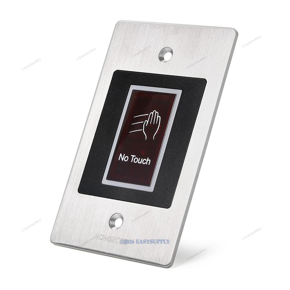 No Touch Exit Button NO NC LED IR Touchless Switch for Door Access Control Lock