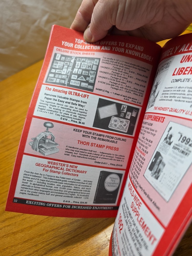 KENMORE Postage Stamp CATALOG 1993 Edition 51pg Magazine #16