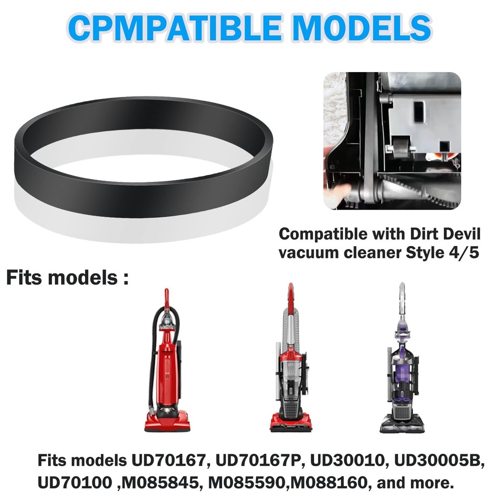 Vacuum Belt Replacement for Dirt Devil Style 4/5...