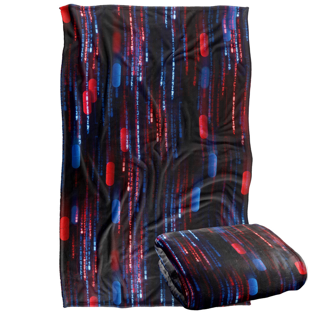The Matrix (2021) Pill Code Silky Touch Super Soft Throw Blanket