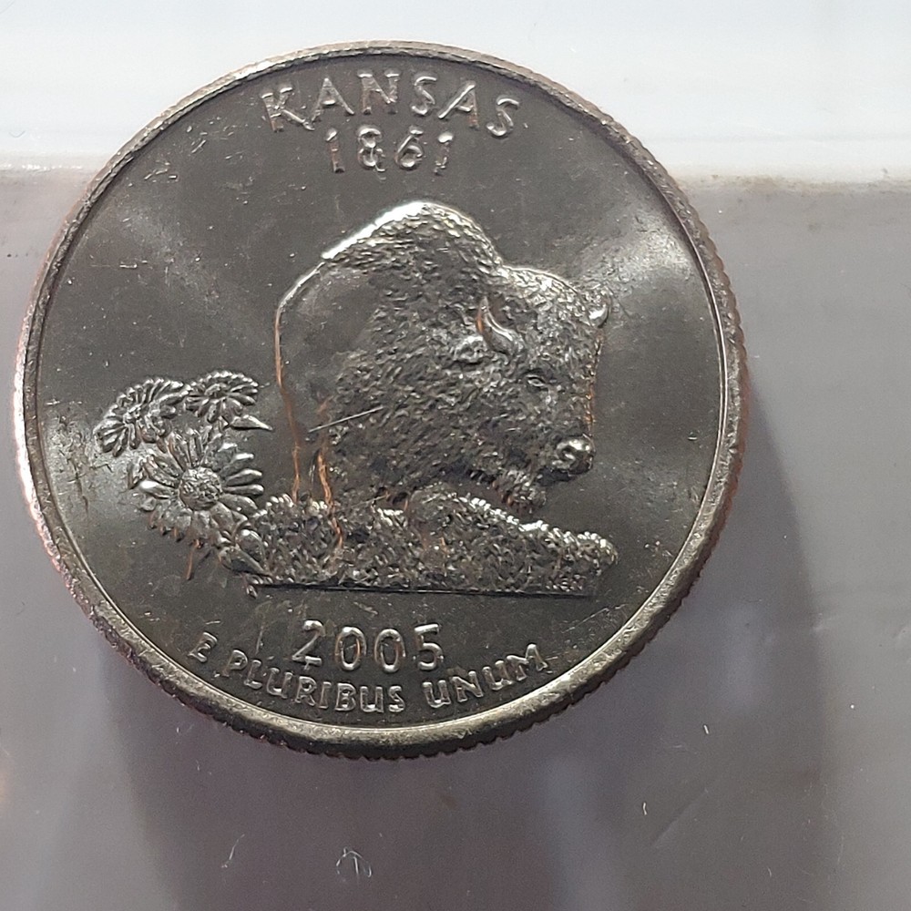 2005-PD Kansas State uncirculated quarters - 2 coin set uncirculated.