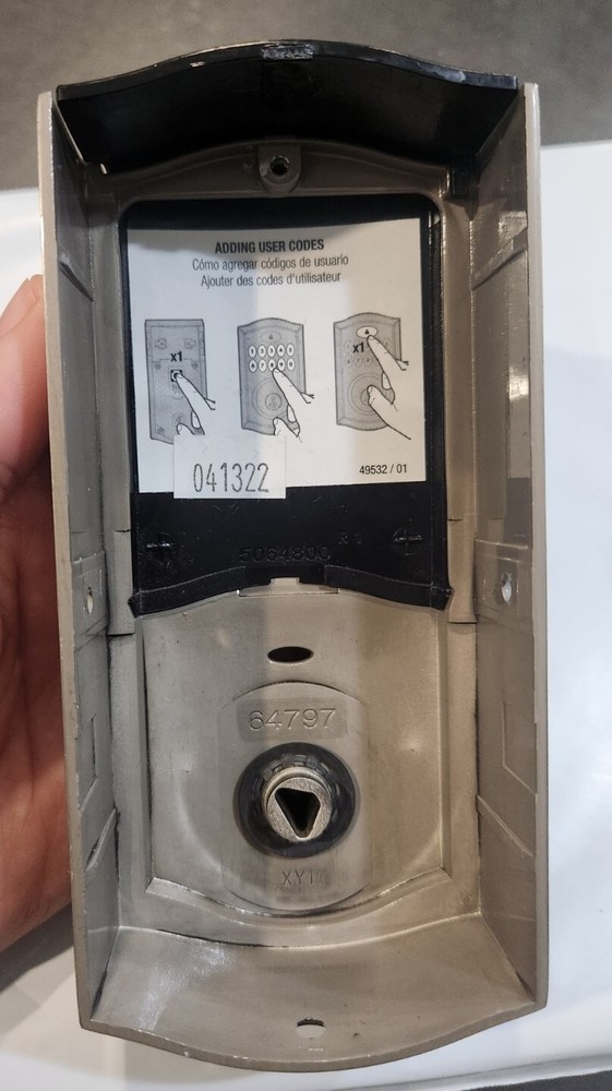 Kwikset 888 Interior Battery Cover Kwikset Smartcode