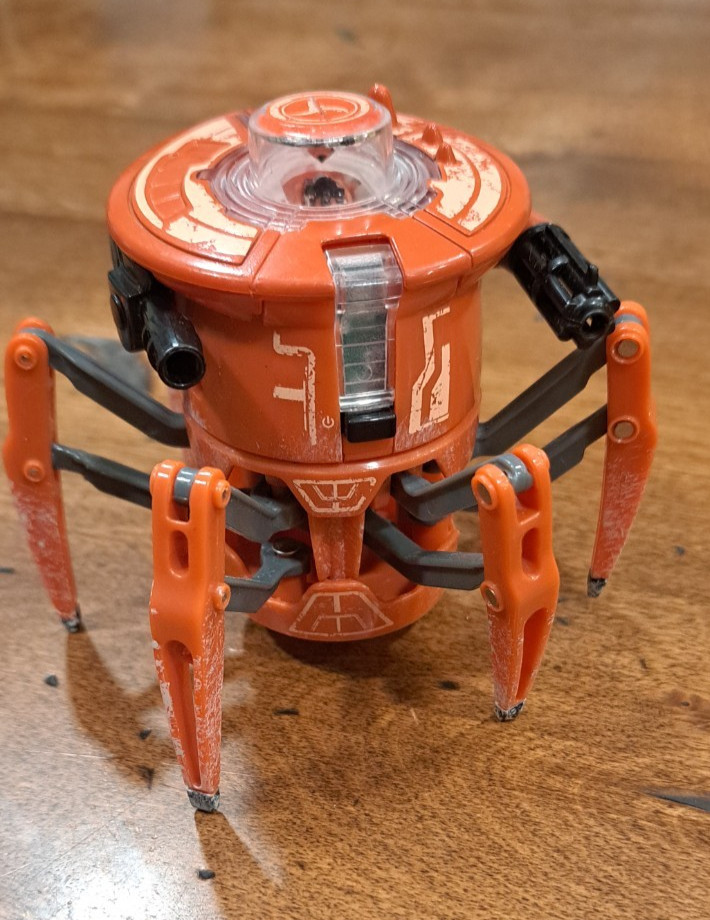 HEXBUG Battle Spider robotic toy 2.0 version in orange no remote