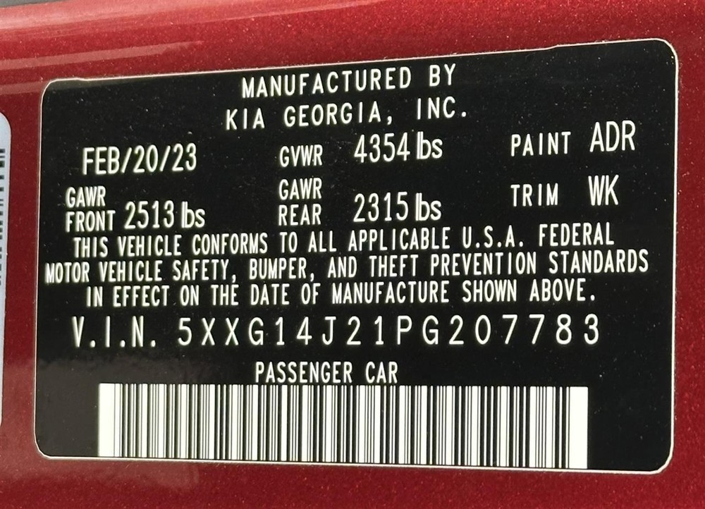 Camera/Projector Camera Front Windshield Mounted Fits 21-24 K5 2781613
