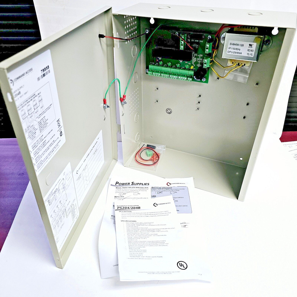 Command Access Technologies PS204B Power Supply NEW (Open Box)