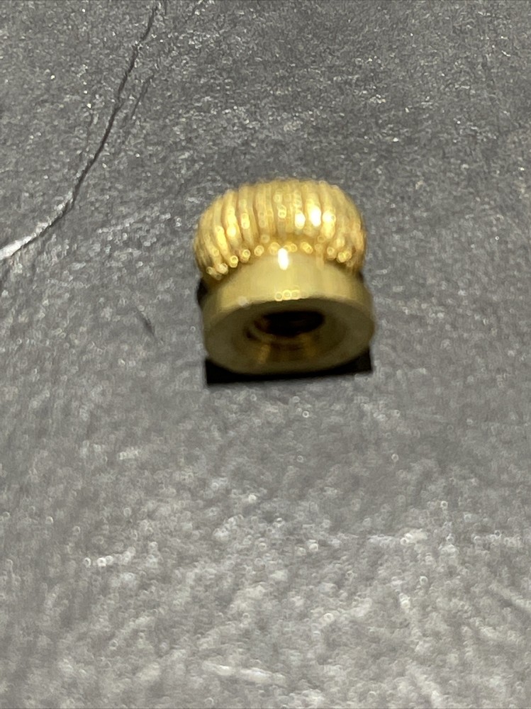 25 Pcs Solid Brass Knurled Head Battery Nut Cap Nut 8/32 Threads Unfinished
