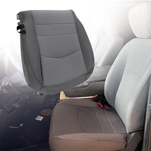 Driver Side Bottom Replacement Cloth Seat Cover Gray Compatible with Dodge