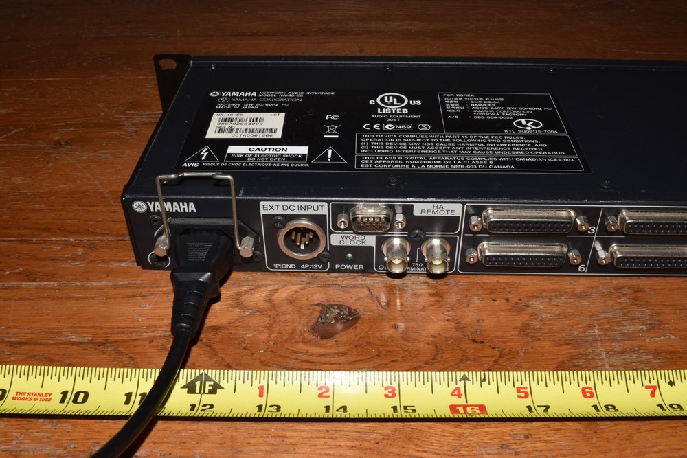 YAMAHA NETWORK AUDIO INTERFACE USED MODEL# NAI48-ES