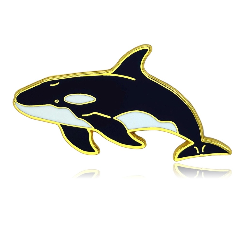 Orca Whale Enamel Pin
