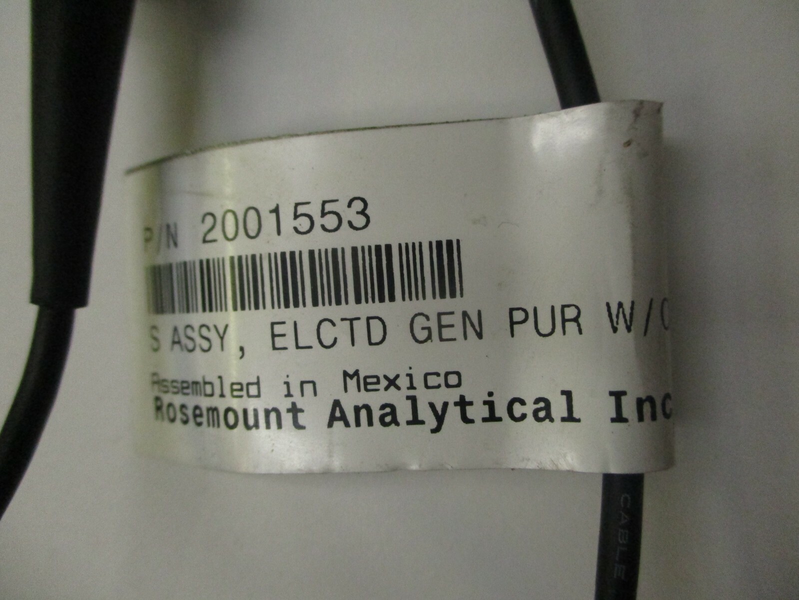 Rosemount Analytical 2001553 General Purpose pH Electrode w/o Gland -NIB