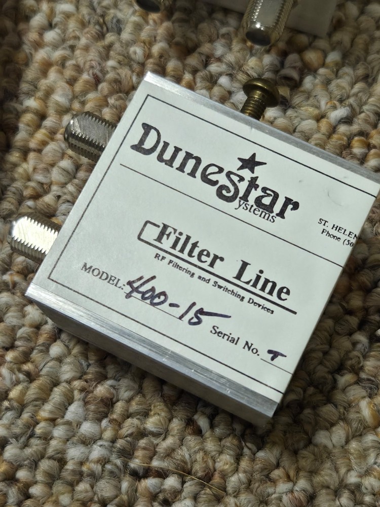 Dunestar and I.C.E. TV interference filters