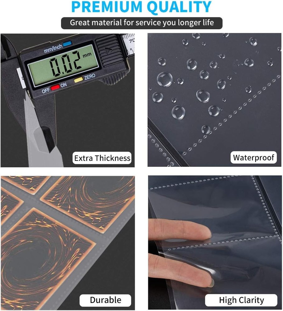 9 Pocket Trading Card Binder Pages