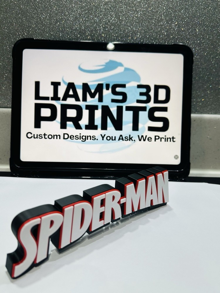 Decorative Spider-Man Spiderman logo Sign Display Comic Superhero Pop Marvel