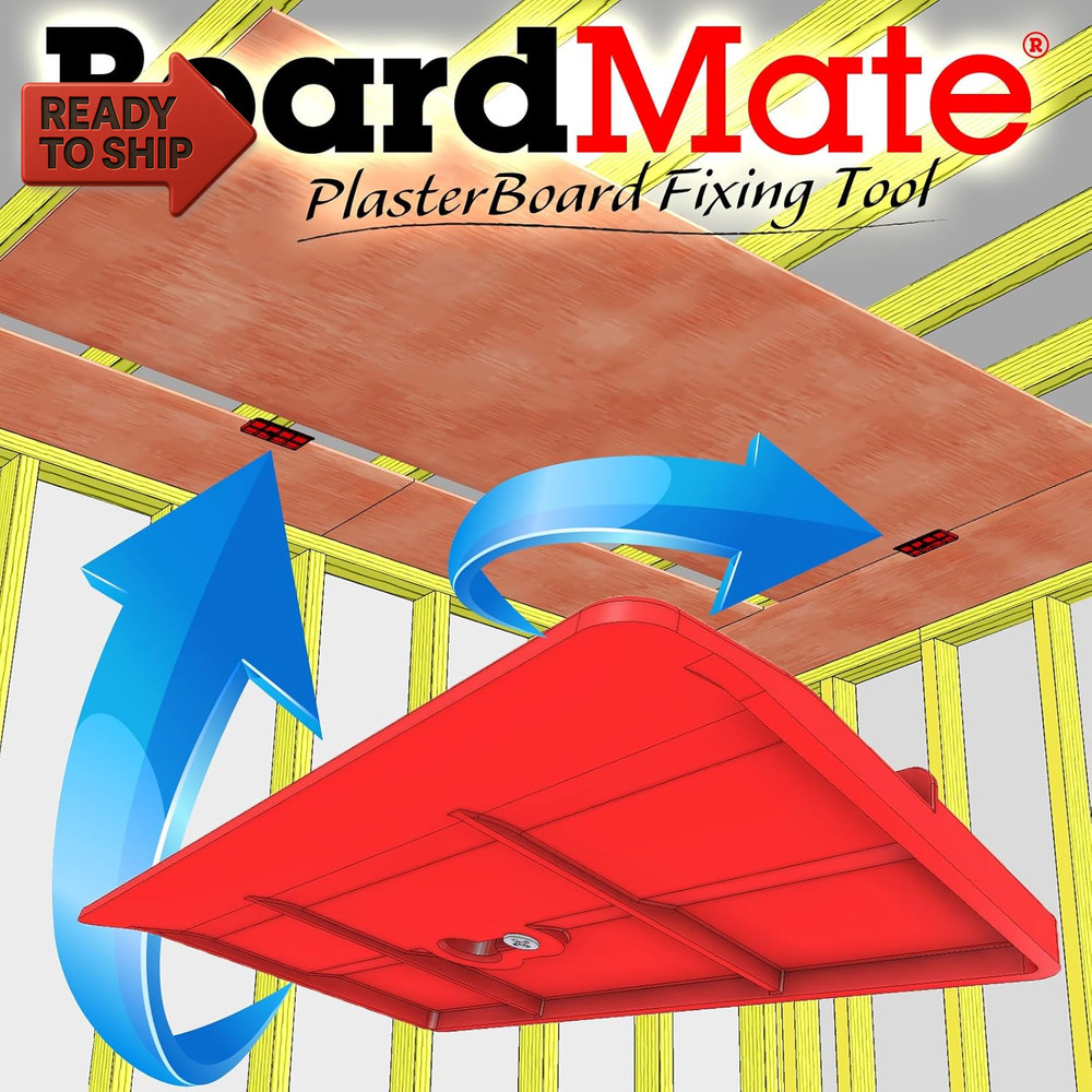 Boardmate - Drywall Fitting Tool, Supports the Board in Place While Installing