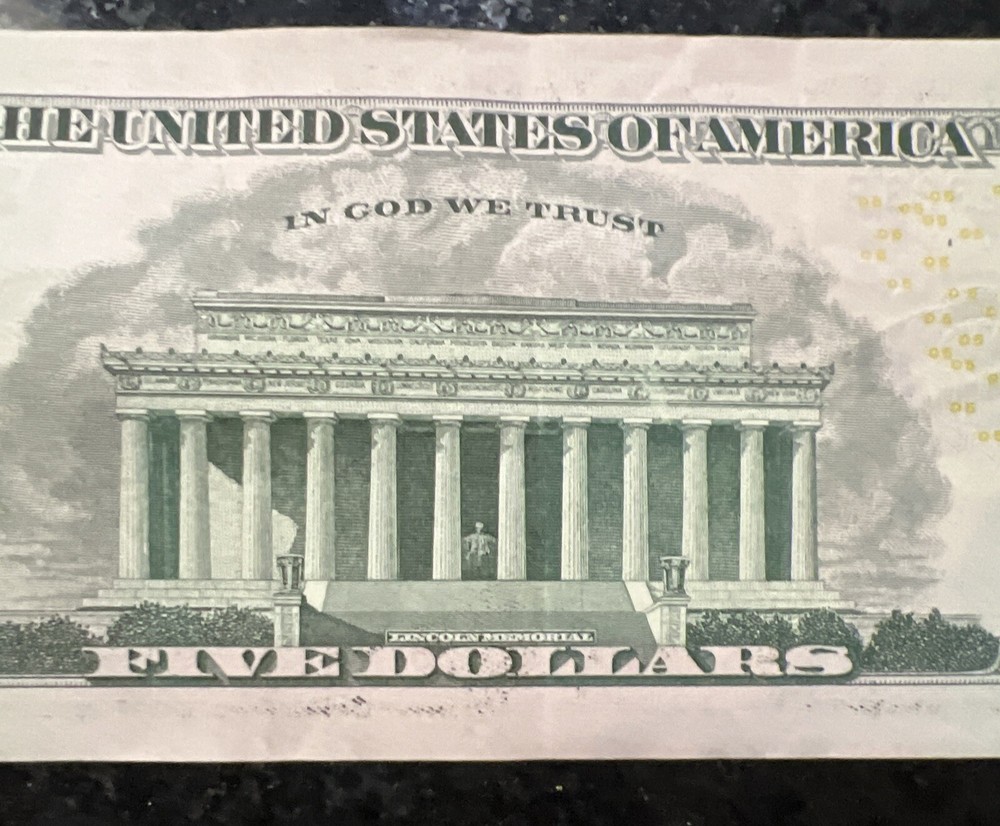 Super Repeater Binary fancy serial number PG 23632323 B/ink from Front On Back