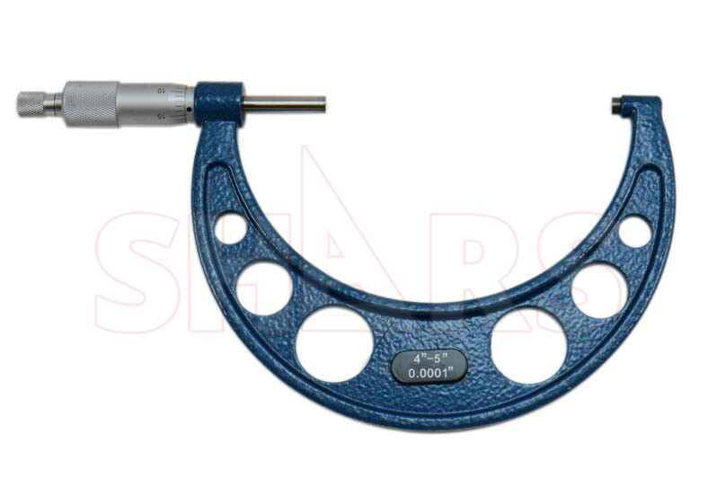 Shars 3-4" x 0.0001" Outside Micrometer Solid Metal Frame New S}