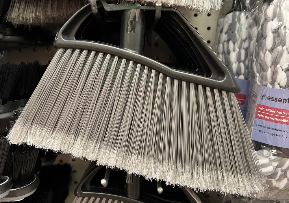Angle Broom Head Replace Head Essentials 11.81 in 7.28 in.