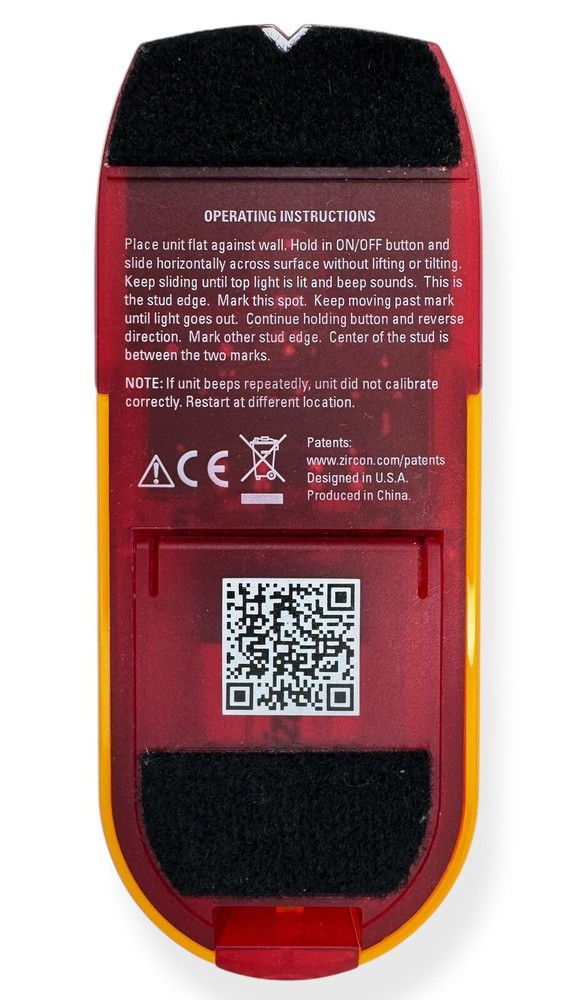 Zircon Edge Finding Stud StudSensor HD25 New with Energizer 9V Battery!