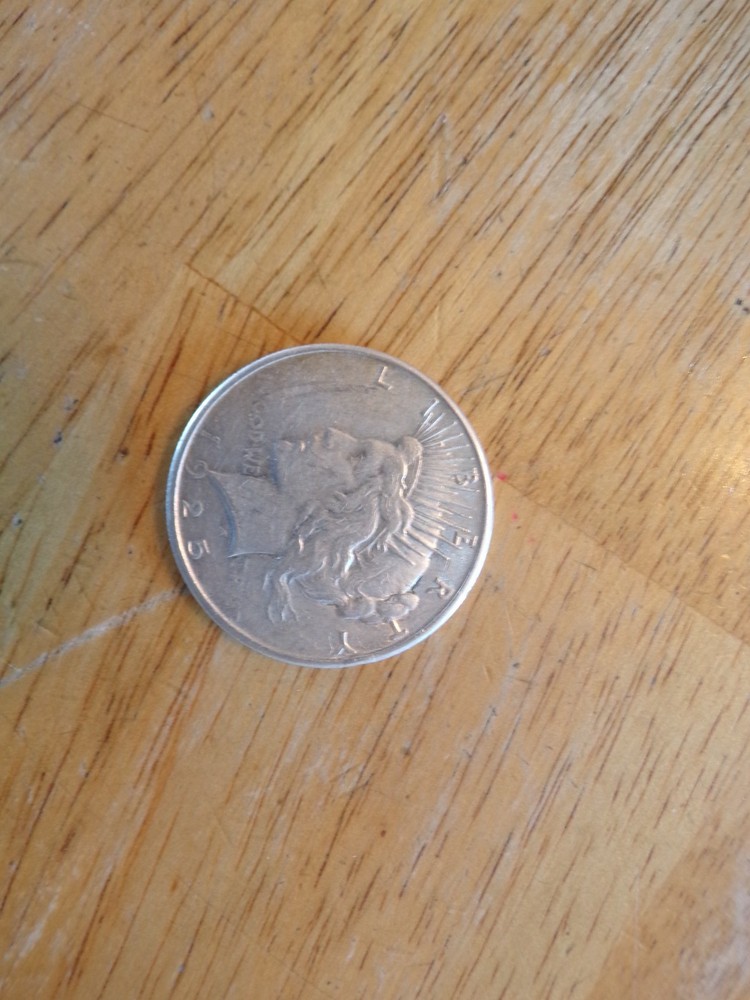 1925 Peace Dollar 90% Silver, fine