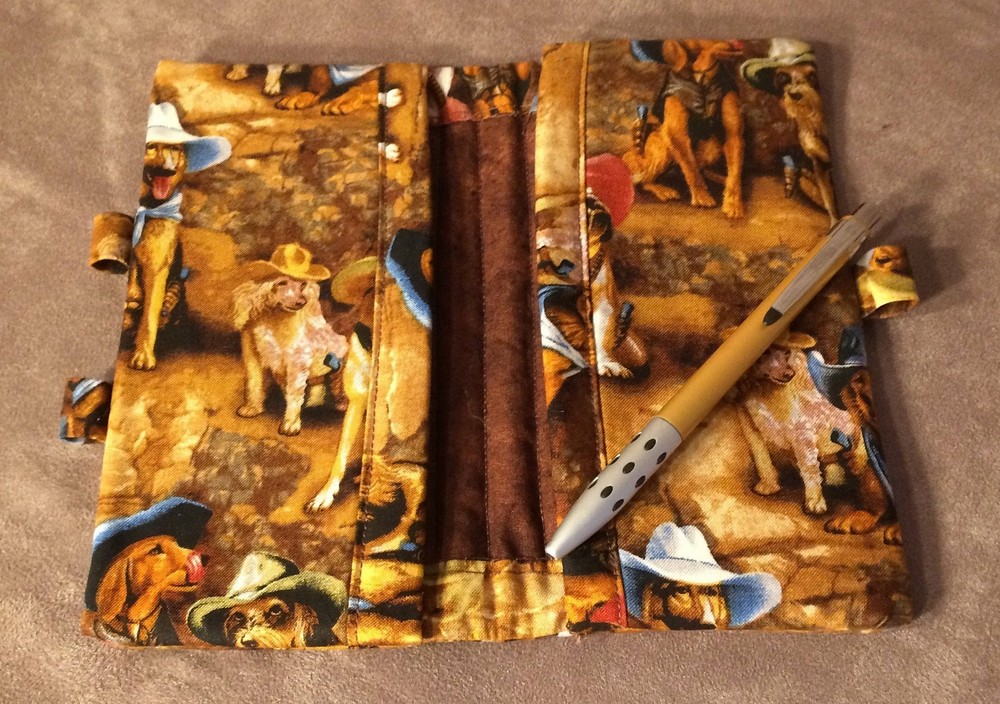 Quilted Fabric Checkbook Covers