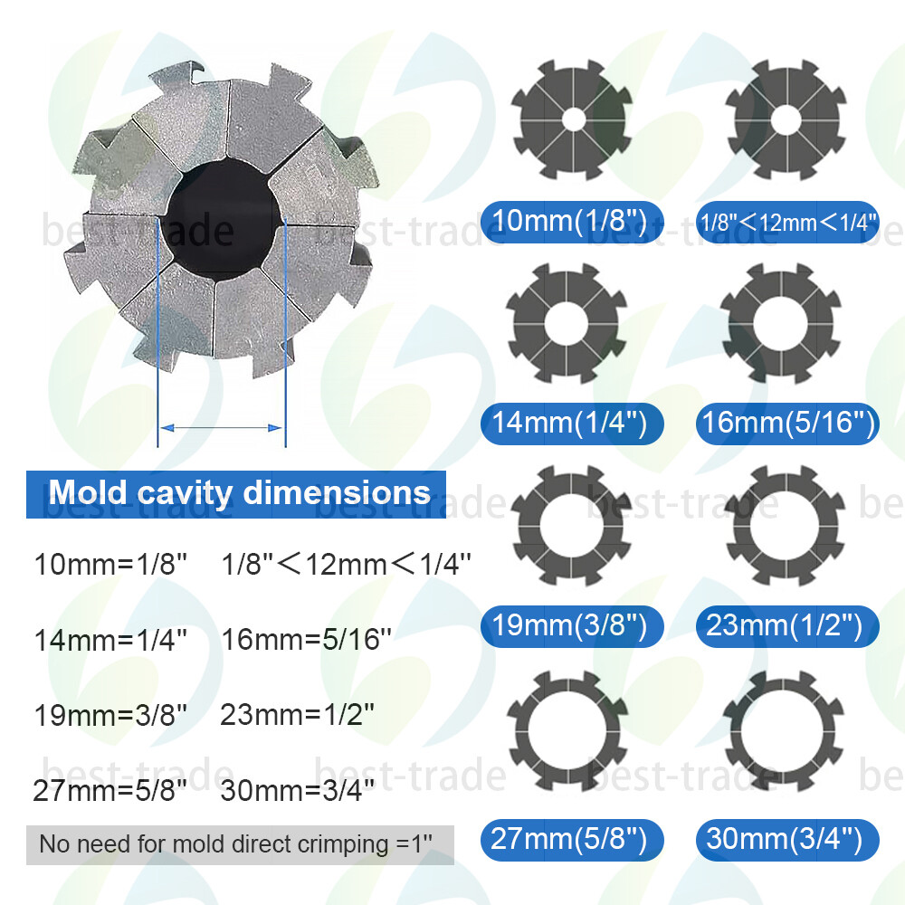 Portable 5600KN Hydraulic Hose Crimper Pipe Crimping Machine With 8 Sets Dies