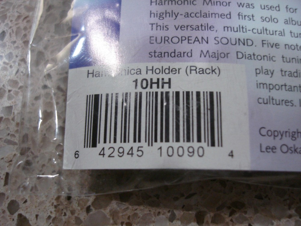 NEW LEE OSKAR HARMONICA HOLDER W/QUICK GUIDE