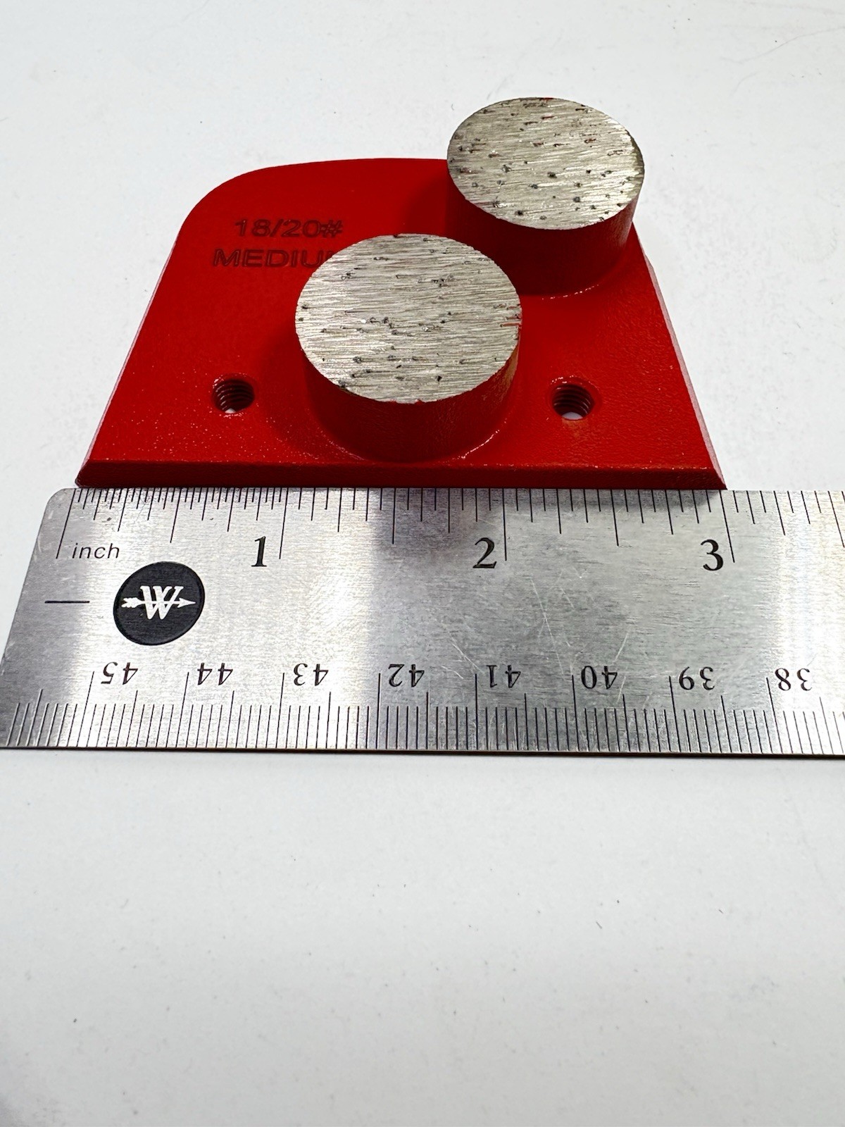 9-LAVINA Quick Change 2 Button Segment 20 Grit Medium Concrete Grinding Diamond