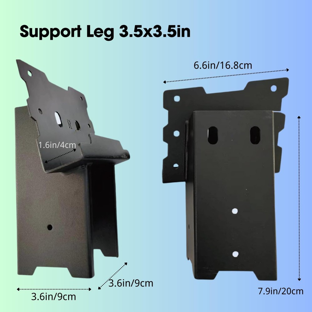 4x4 Outdoor Multi-Use Angle Brackets,Platform Bracket for Deer Stand Brackets
