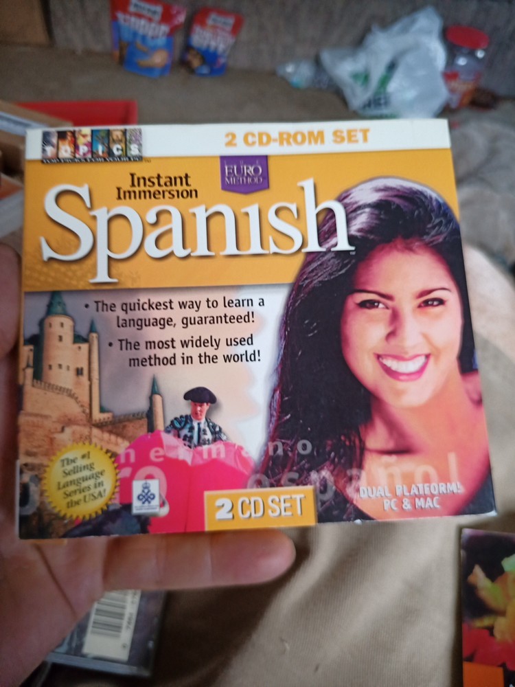 Instant Immersion Spanish, 2 CD Rom Set, PC & Mac