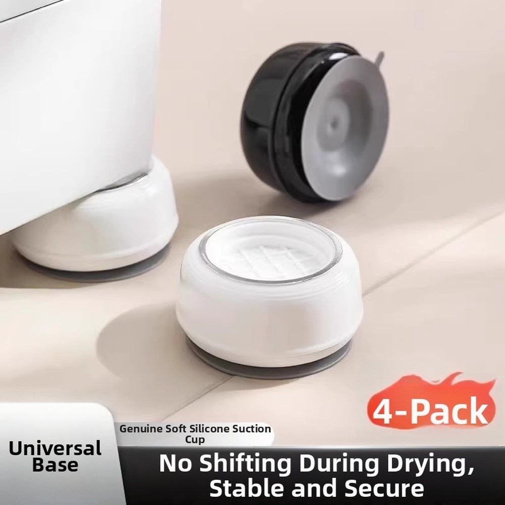 Washing Machine Pads Suction Cup Base Dampens Shaking Easy Installation