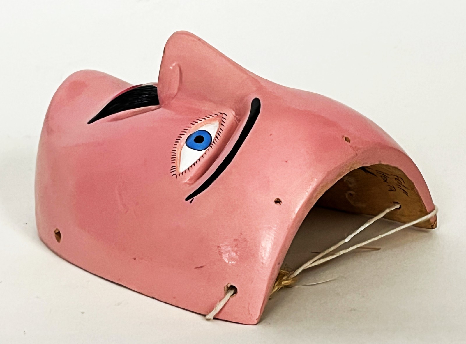 FELIPE HORTA TOCUARO MICHOACAN CURPITES WOOD DANCE MASK MEXICAN FOLK ART VIEJITO