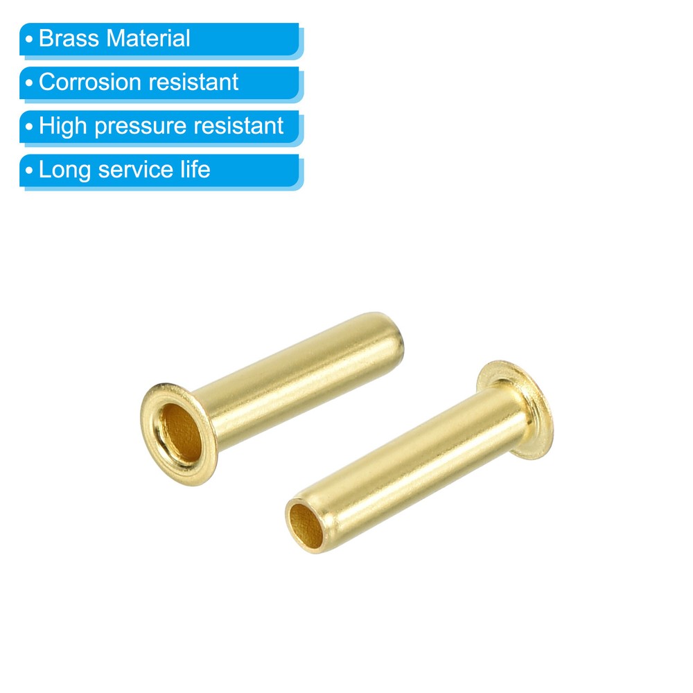10pcs 3/16" Tube ID Brass Compression Insert Insert Tube Compression Fitting
