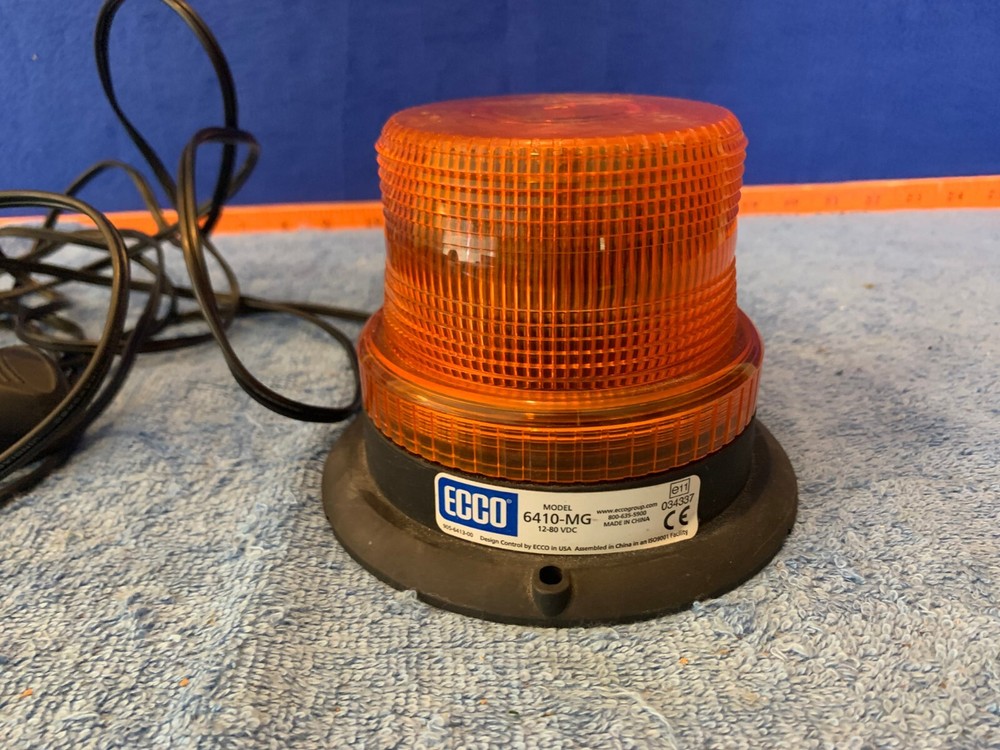 Ecco 6410-MG Strobe Beacon Amber VDC Light