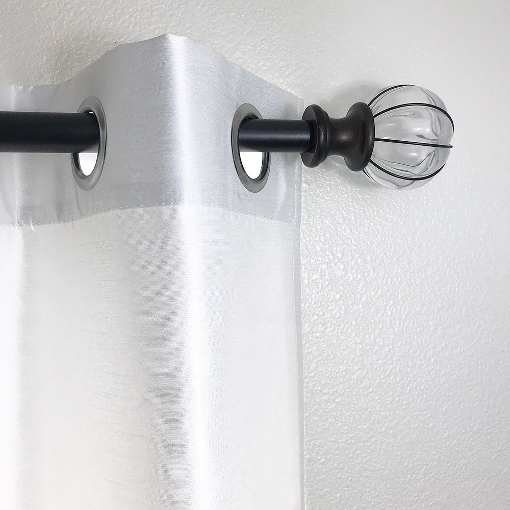 NoNo Bracket Mini - No Drill Curtain Rod Bracket Attachment for Mini Blinds