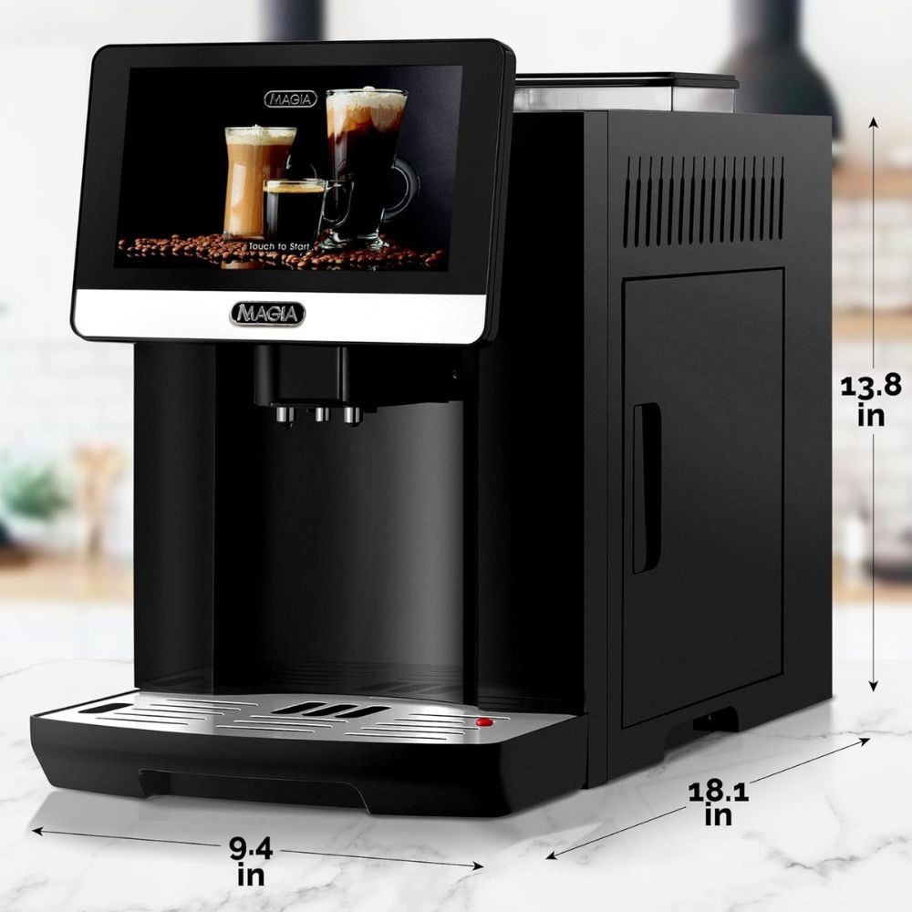 Zulay Kitchen Magia Fully Automatic Espresso Machine With Grinder