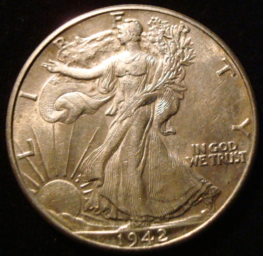 1942 Walking Liberty Half dollar