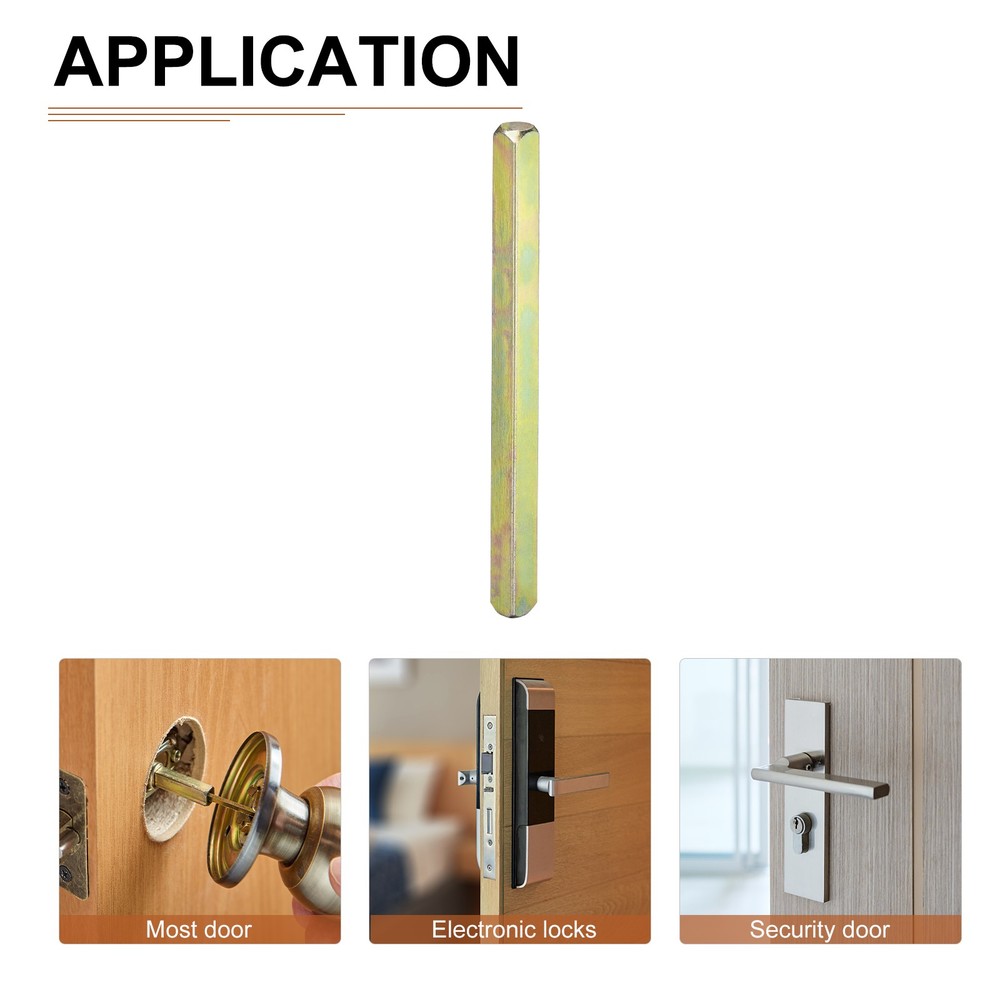 2Pack 110mmx8mm Door Knob Spindle for Most Mortise Type Door Knobs