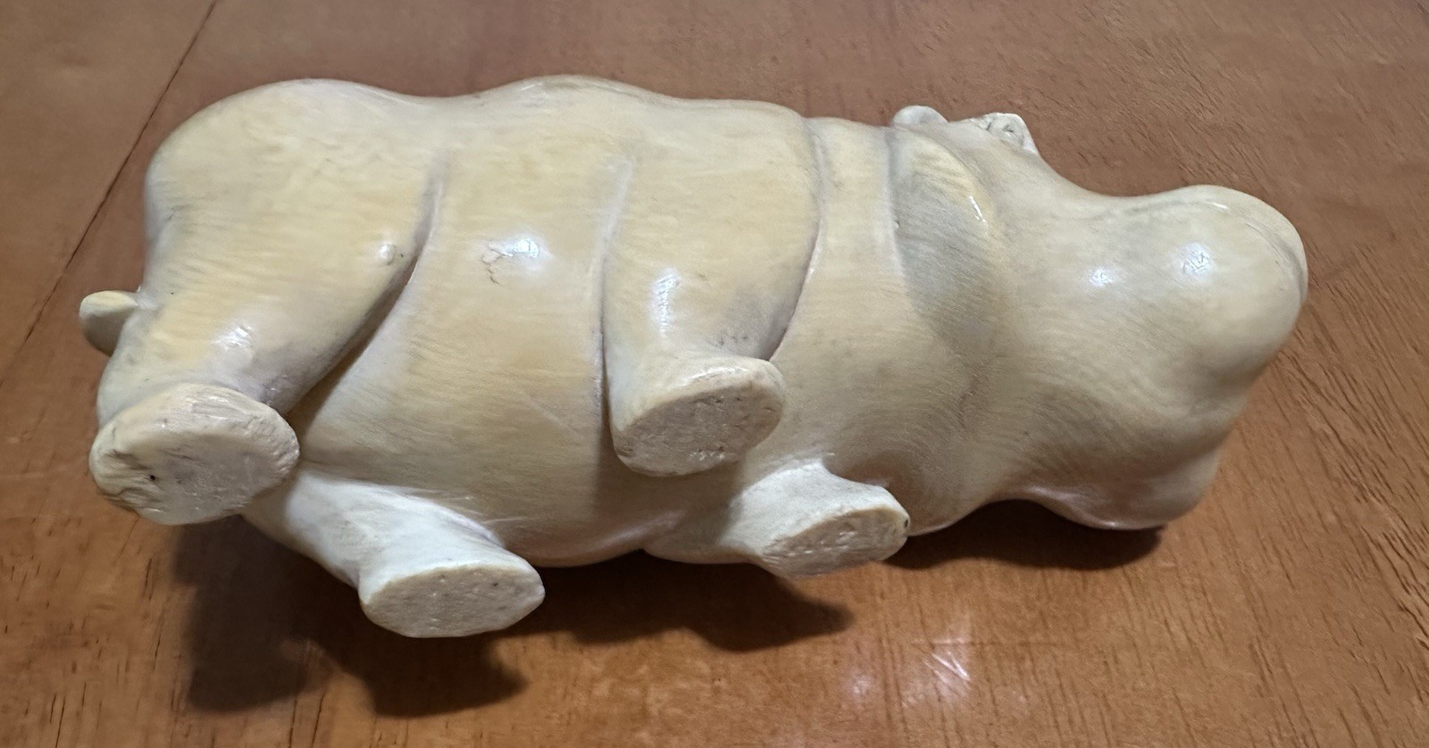 Ancient Egyptian sculptures made of Bone 100 years old hippo