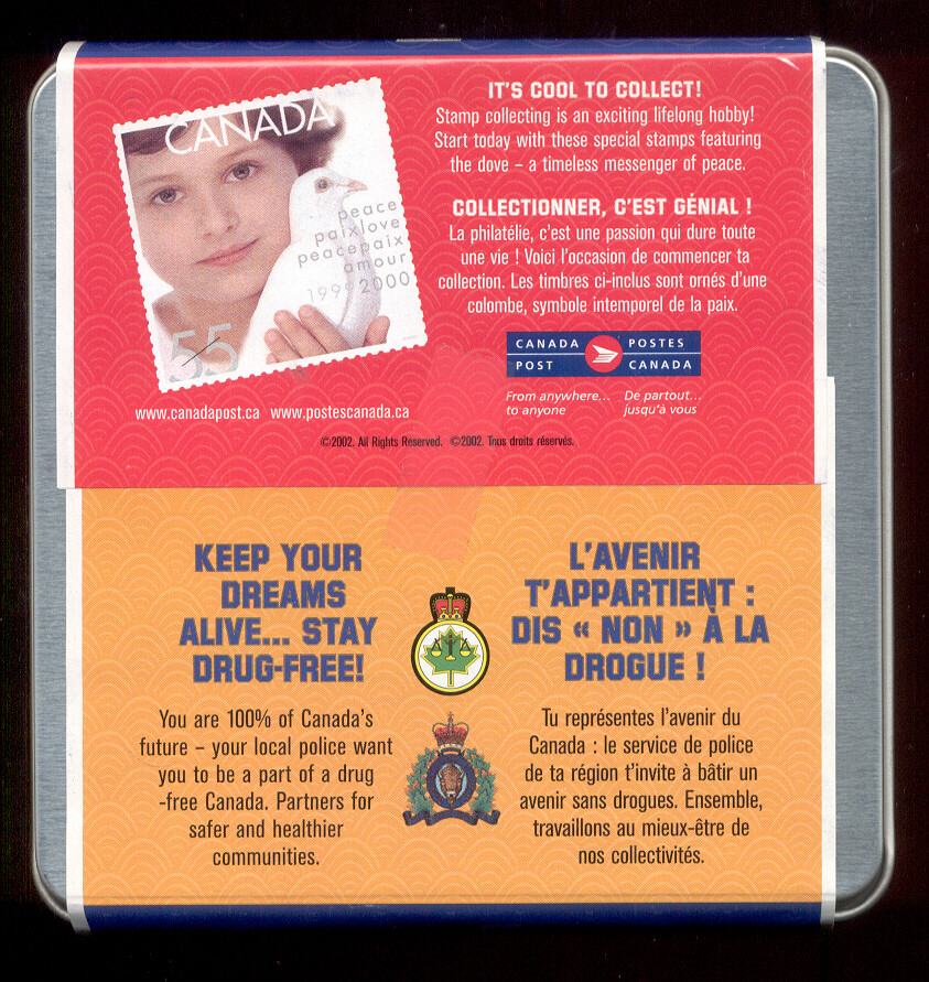 1999 - 2000 CANADA POST - MILLENNIUM KEEPSAKE - Peace - STAMP & COIN SET - Mint