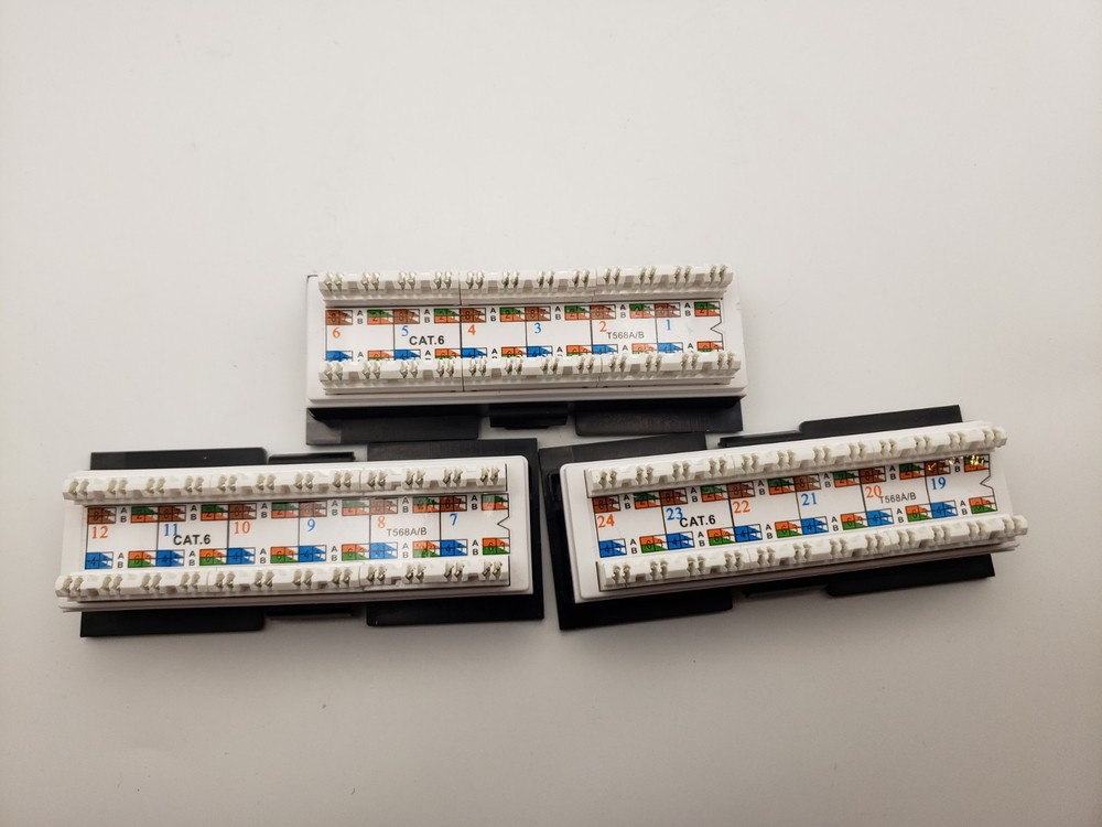 Network Patch Panel 24 Port Cat 6