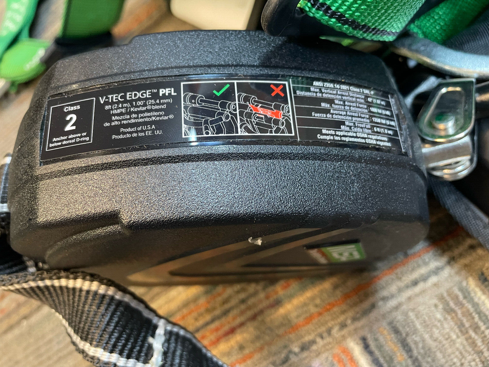 MSA Safety Harness and Fall Limiter - 10207735