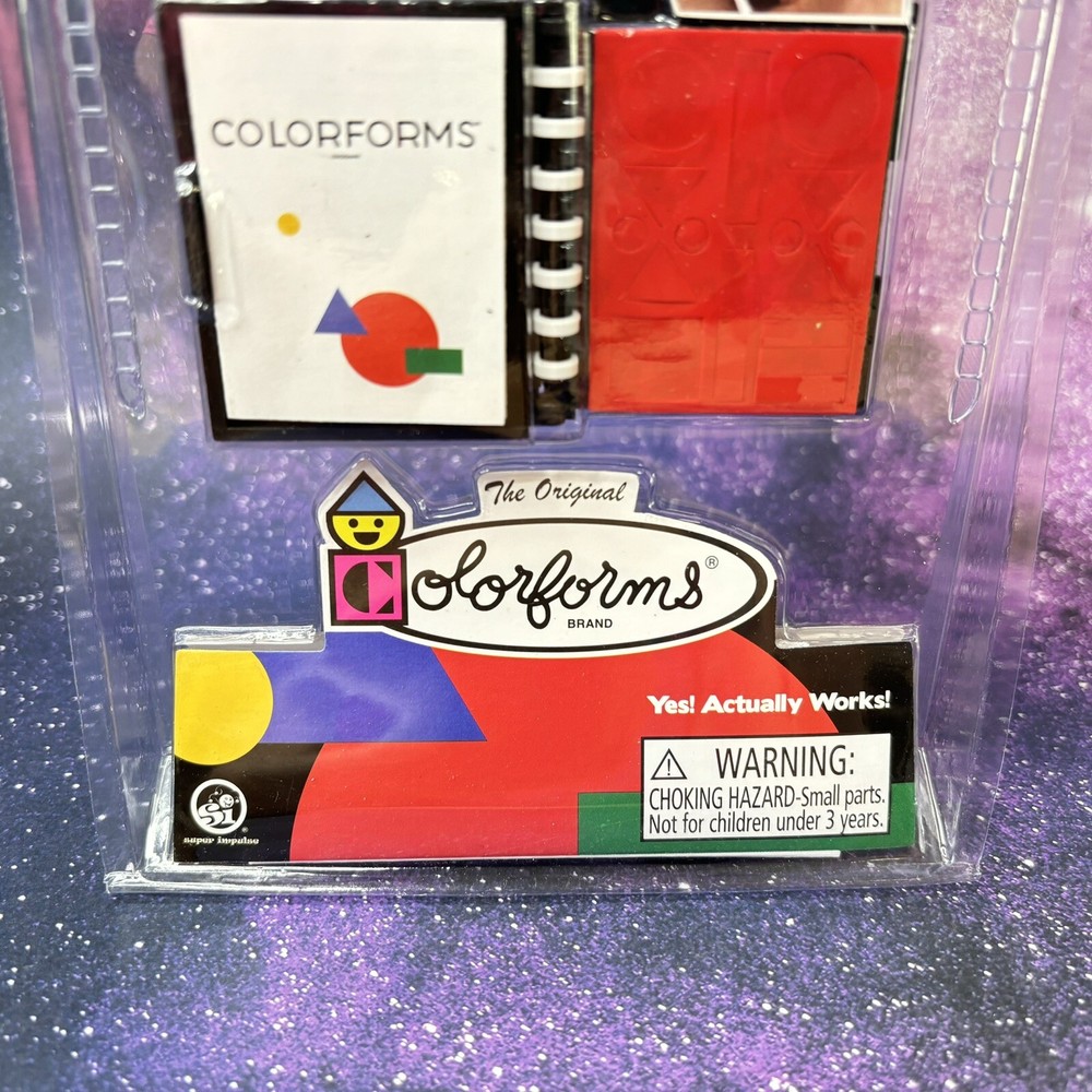 World's Smallest COLORFORMS- Book By Super Impulse- Actually Works!!