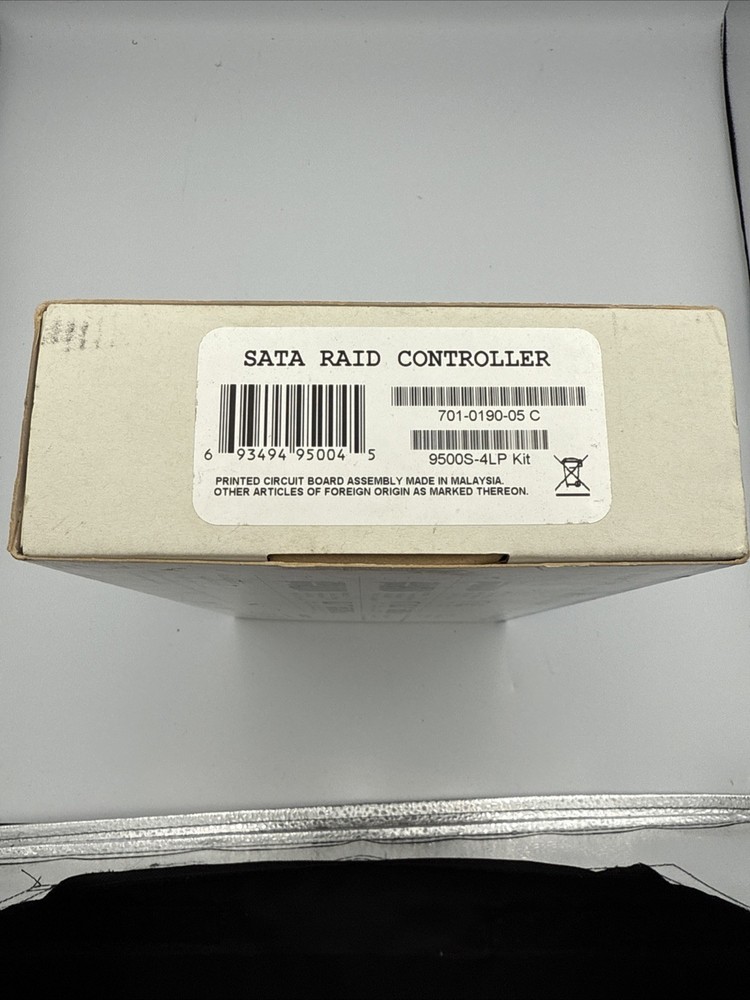 AMCC Storage 3WARE 9500S-4LP PCI-64BIT SATA RAID Controller 701-0190-05 C KIT