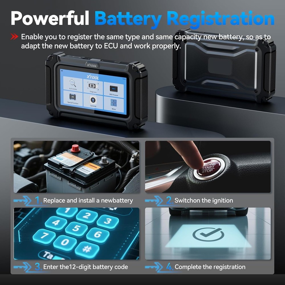 XTOOL IP500 for BMW All System Bidirectional OBD2 Scanner Diagnostic Tool Coding