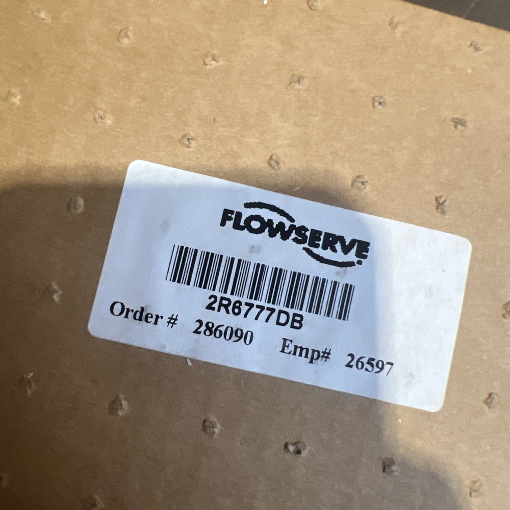 Flowserve Back Up Ring Part No 2R6777-DB Nos Surplus